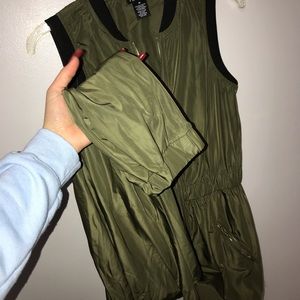 olive jumpsuit